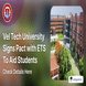Vel Tech University Signs Pact with ETS To Aid Students Pursue Overseas Education; Check Details Here